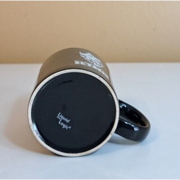 Burger King Coffee Mug Café Cup It's Good To Be King Ceramic Black Collectible - Picture 6 of 6